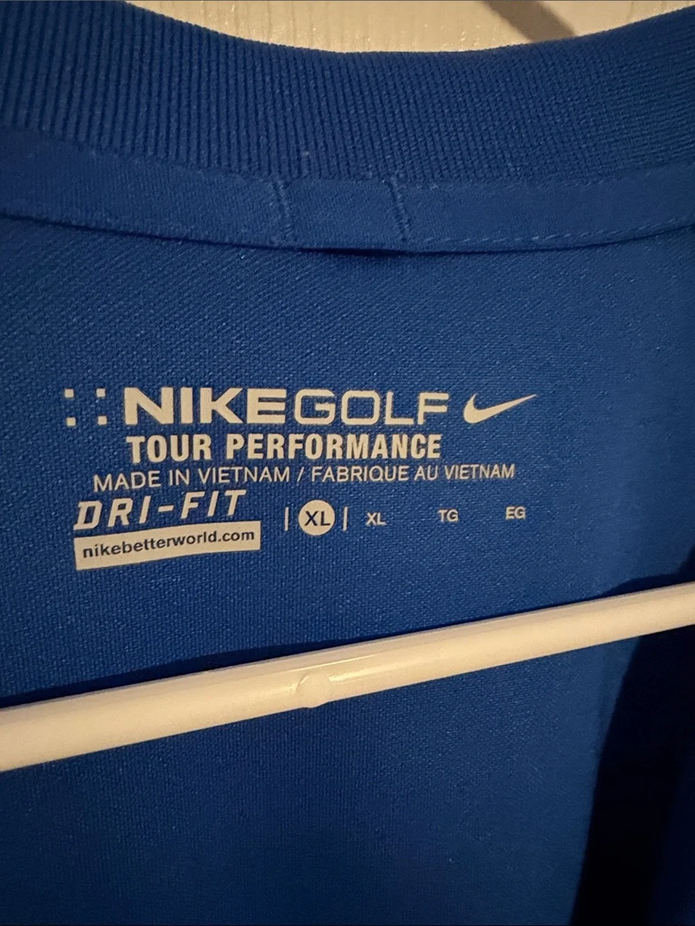 Nike Royal Blue Men's Golf Polo